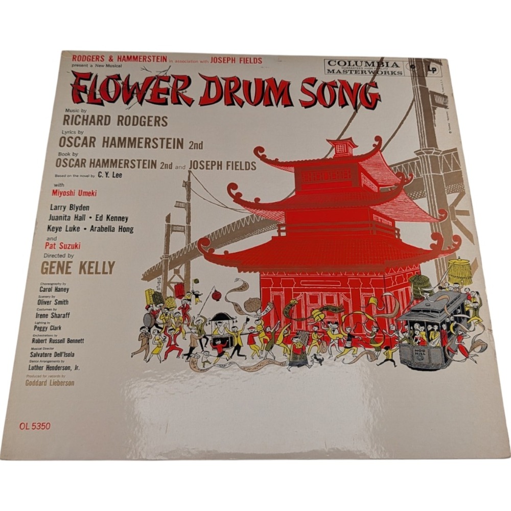 Rodgers Hammerstein Flower Drum Song LP 6 Eye Mono 1958 OL 5350 EX VG
